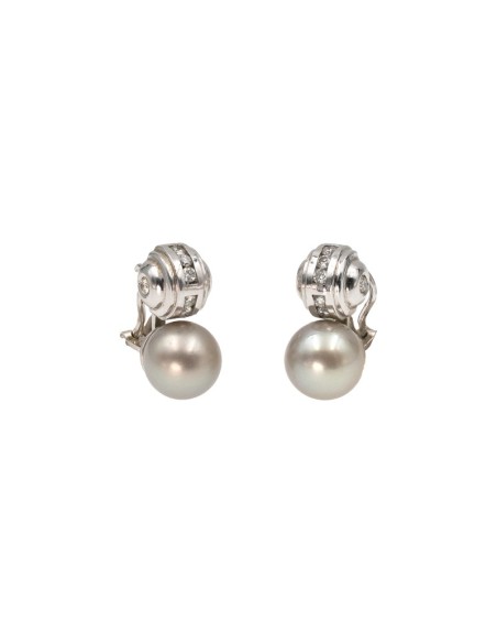 Pendientes oro con perlas (Rf.ORPEN00712)